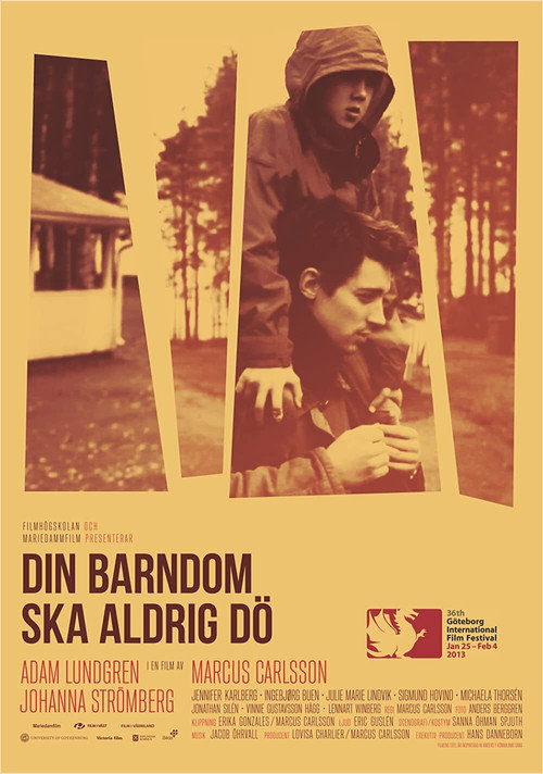 Постер фильма «Din barndom ska aldrig dö»