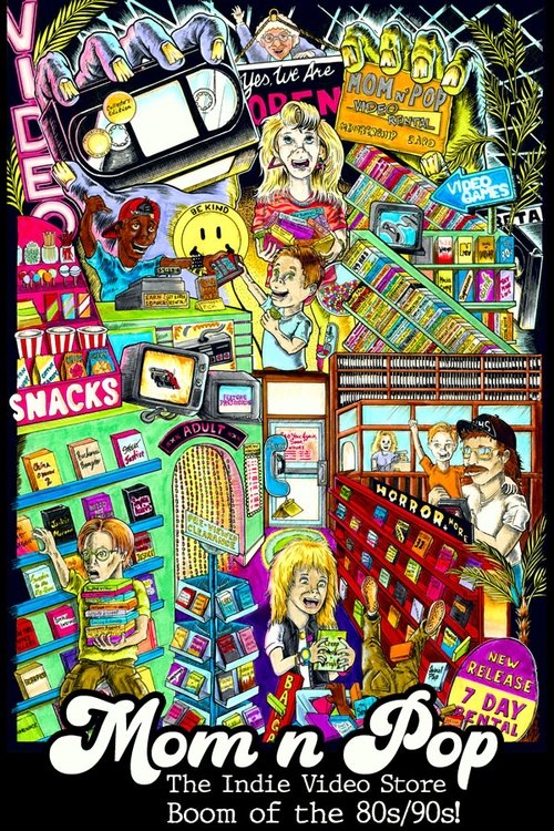 Постер фильма «Mom n' Pop: The Indie Video Store Boom of the 80s/90s»