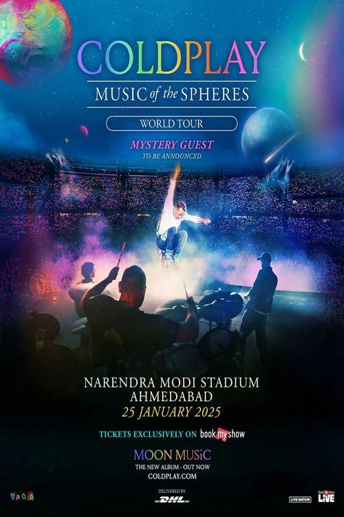 Постер фильма «Coldplay: Music Of The Spheres World Tour - Live at Narendra Modi Stadium/India»
