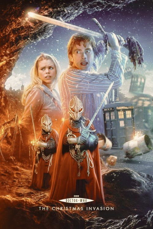 Постер фильма «Doctor Who: The Christmas Invasion»