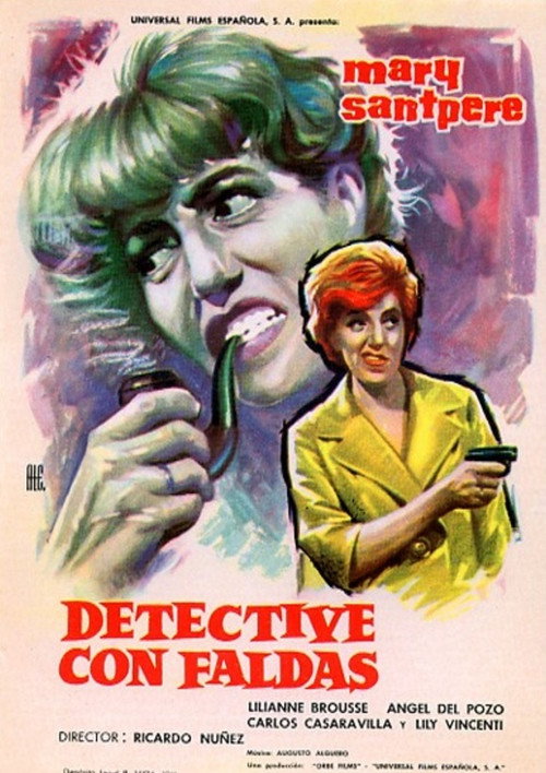 Постер фильма «Detective con faldas»