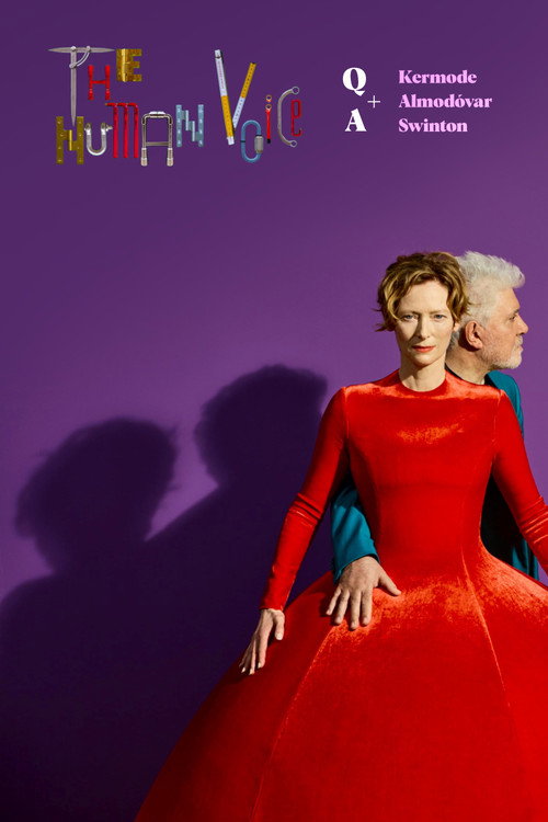 Постер фильма «The Human Voice Q&A With Pedro Almodovar And Tilda Swinton, Hosted By Mark Kermode»