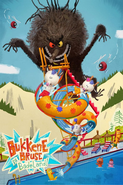 Постер фильма «Bukkene Bruse på badeland»