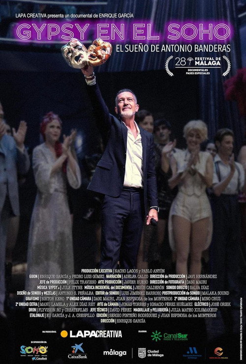 Постер фильма «Gypsy en el Soho. El sueño de Antonio Banderas»