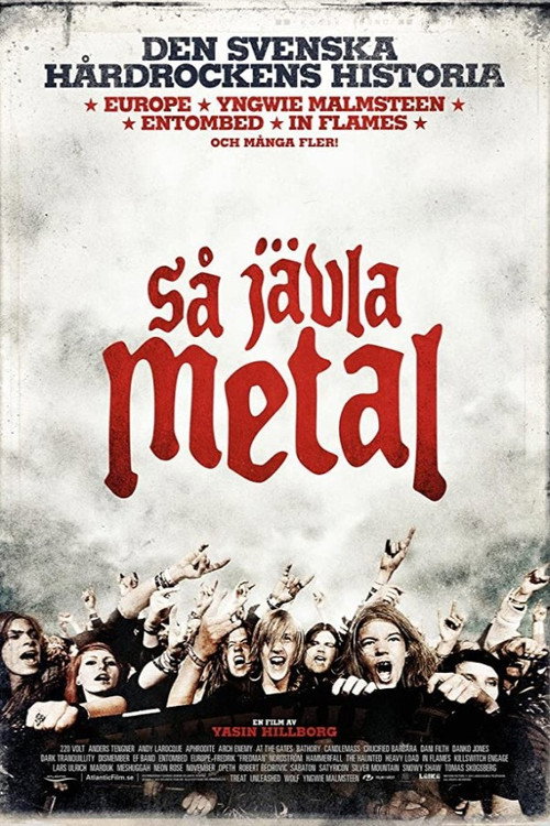 Постер фильма «Så jävla metal»