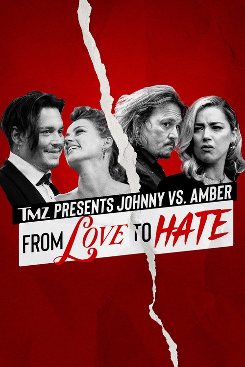 Постер фильма «TMZ Presents | Johnny vs. Amber: From Love to Hate»