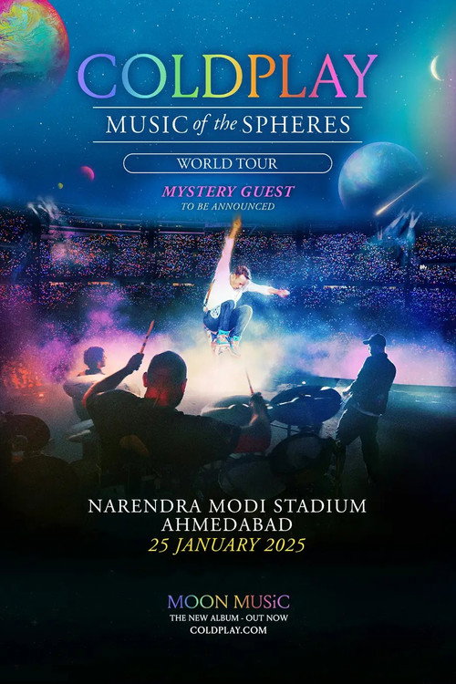 Постер фильма «Coldplay - Live In Ahmedabad»
