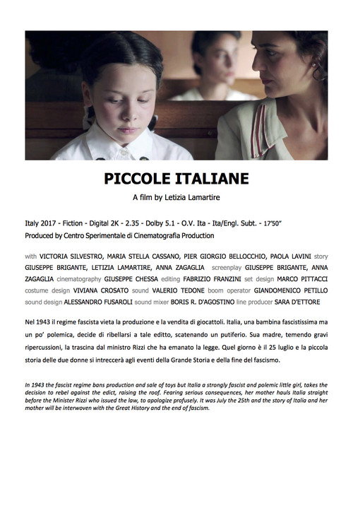 Постер фильма «Piccole italiane»