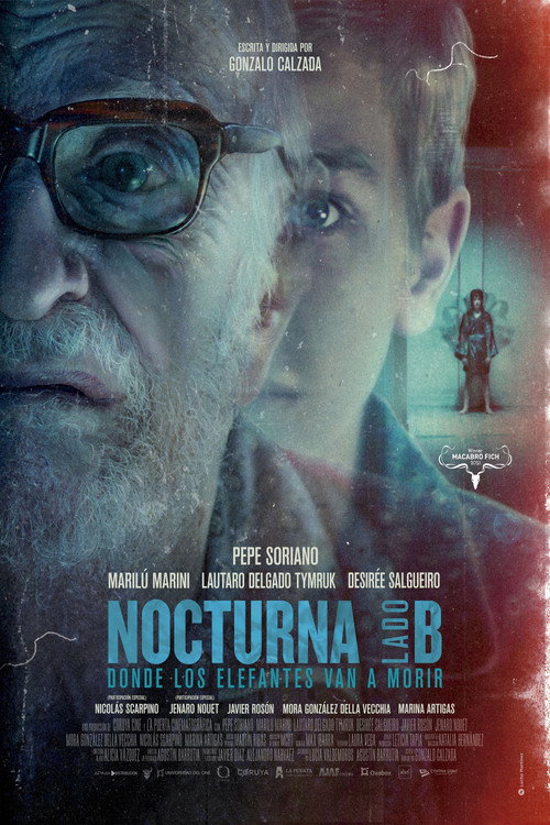 Постер фильма «Nocturna - Lado B: Donde los elefantes van a morir»
