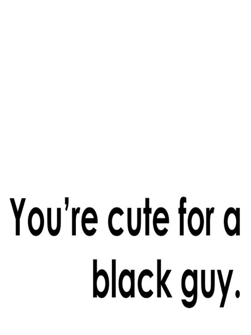Постер фильма «You're Cute for a Black Guy»